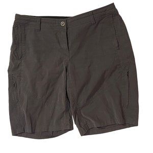 Kuhl Women's Size 14 Gray Zip Cargo Shorts 36" x 10"